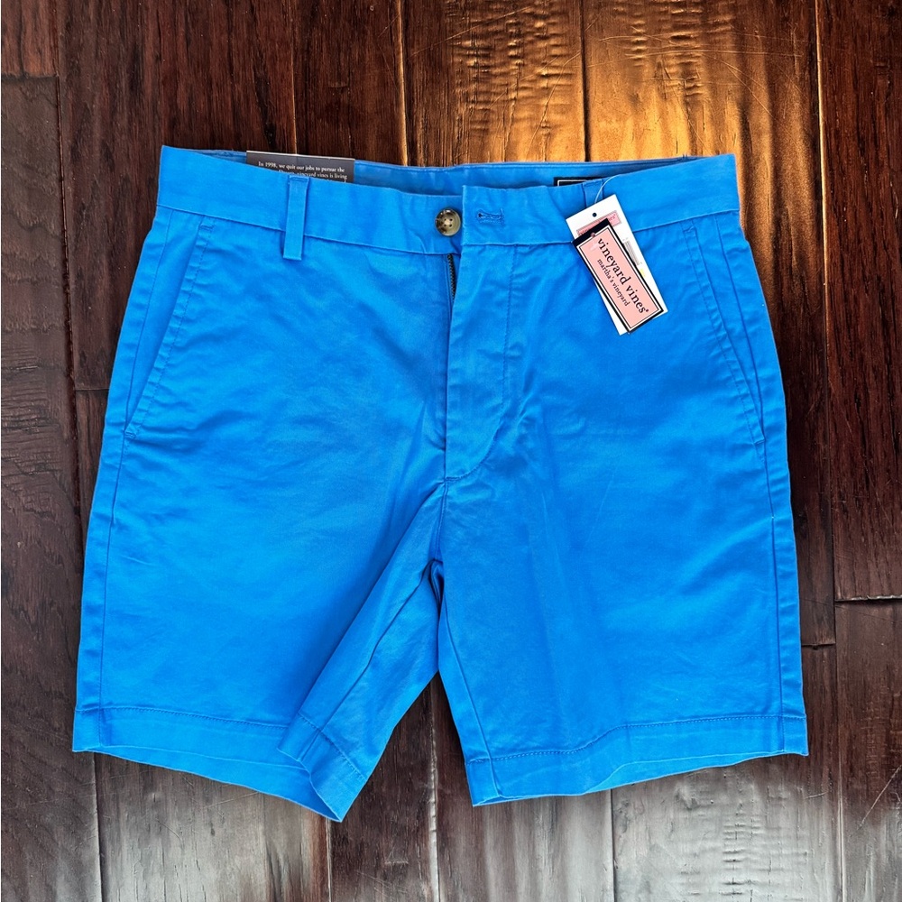 Vineyard Vines Blue 7” Breaker Shorts